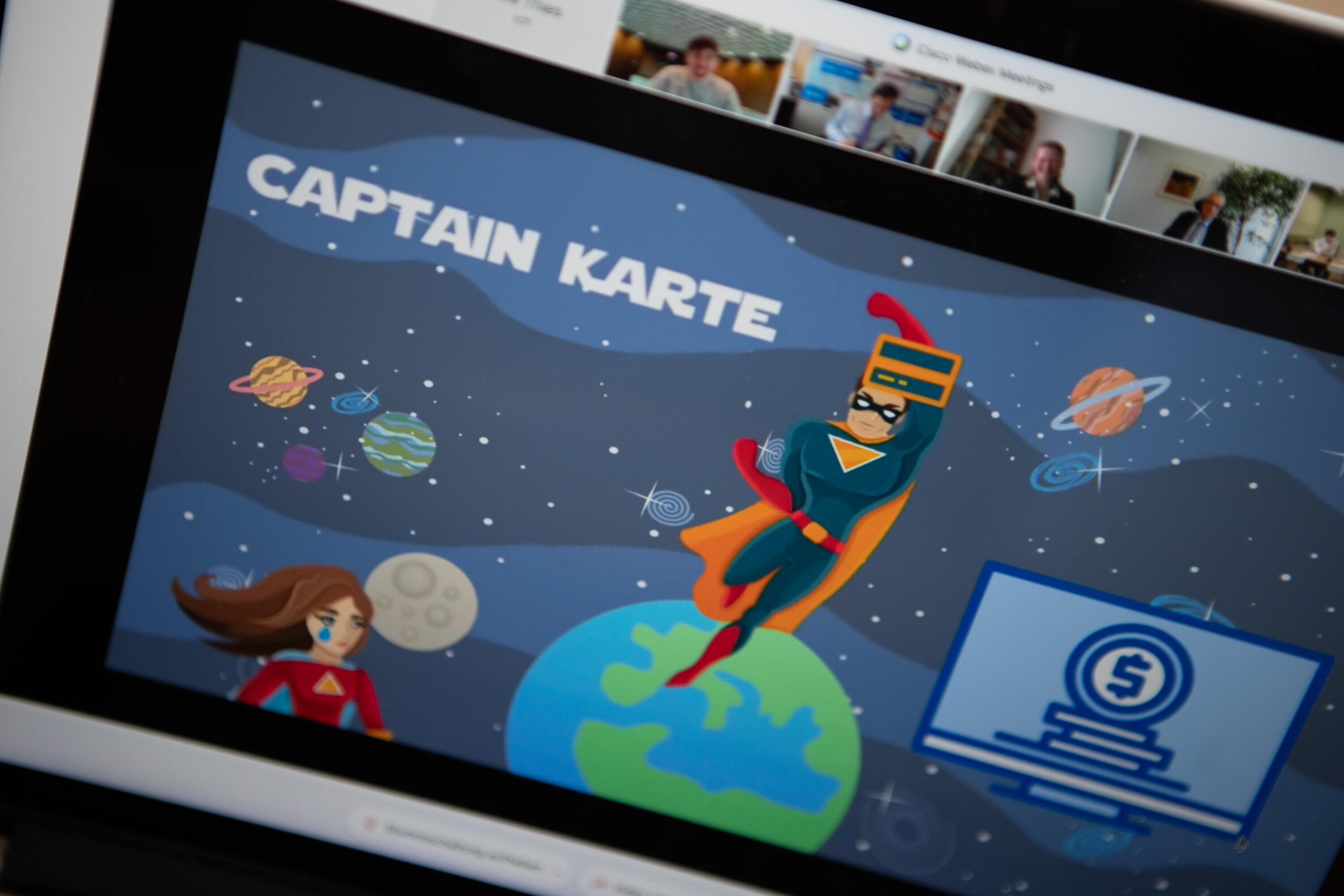 Ein Ergebnis der Projektarbeit - "Captain Karte"