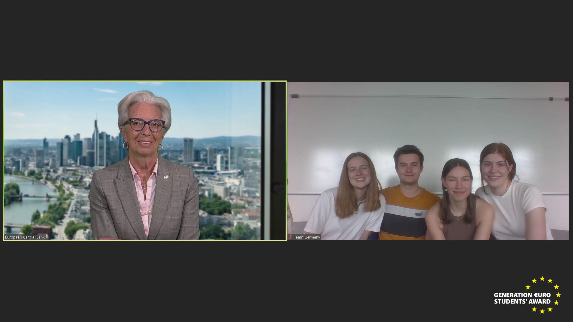 Gruppenfoto mit Christine Lagarde