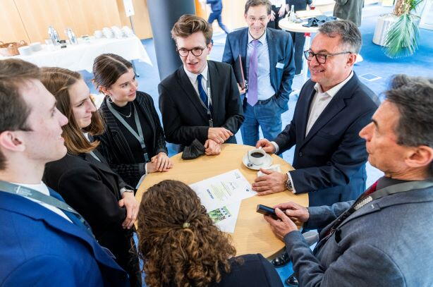 GESA-Team mit Bundesbankpräsident Nagel