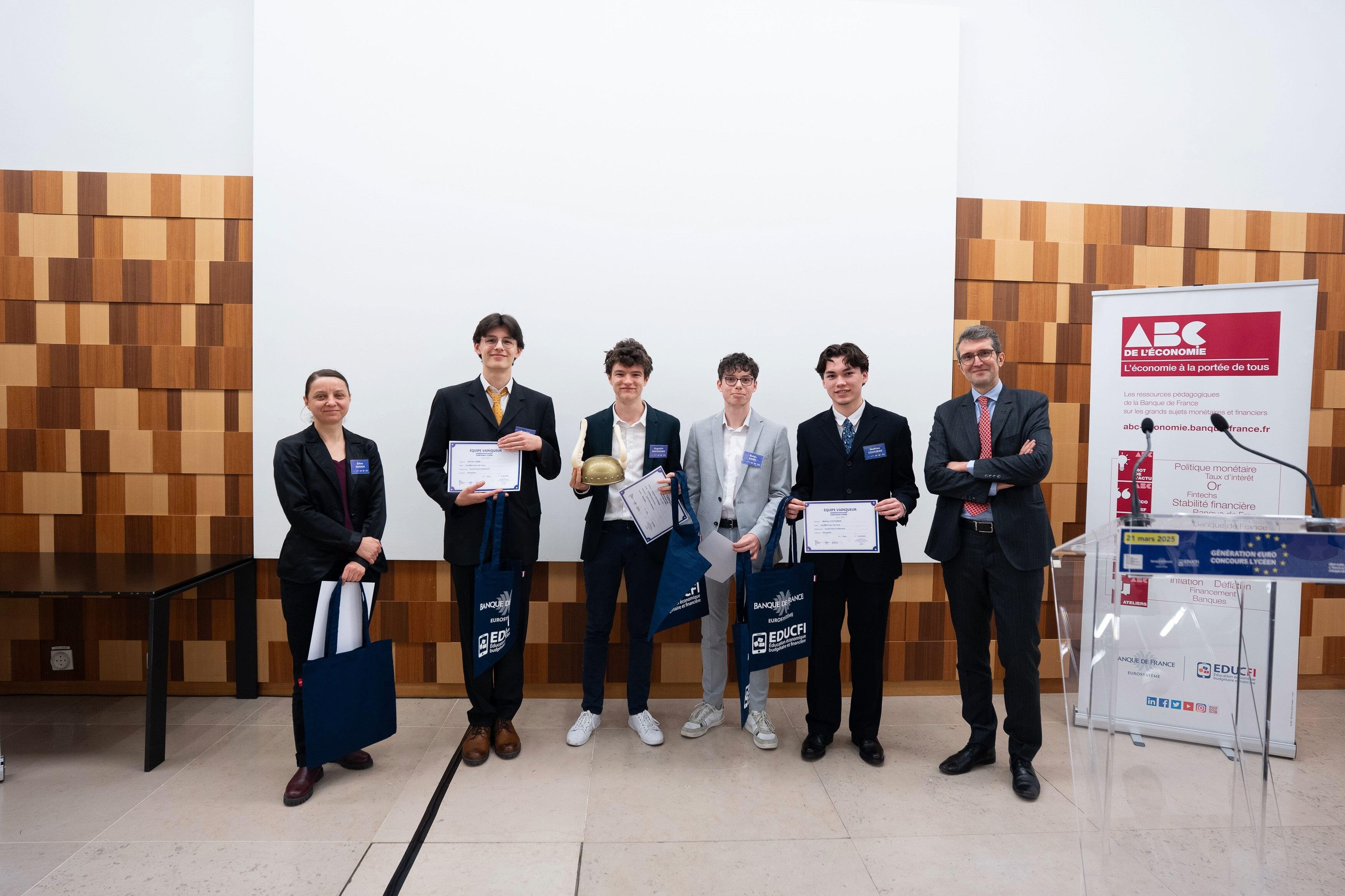 photo de l'équipe gagnante GESA 2024 2025